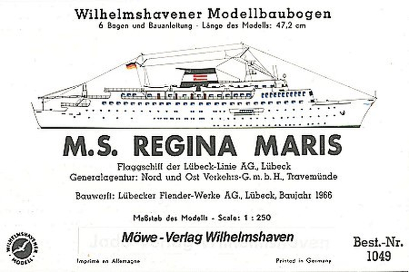 Plan PassengerShip MS Regina Maris - WILHELMS